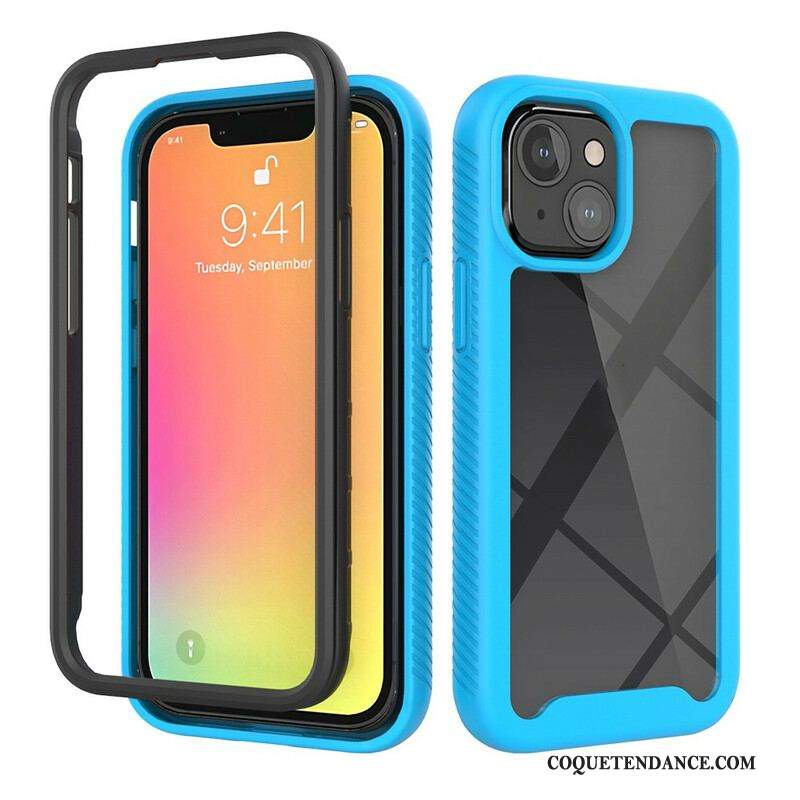 Coque iPhone 13 Mini Conception Hybride Rebords Silicone