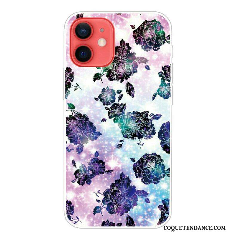 Coque iPhone 13 Mini Fleurs Intenses