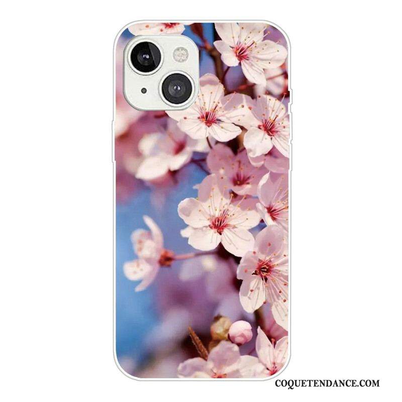 Coque iPhone 13 Mini Fleurs Réalistes