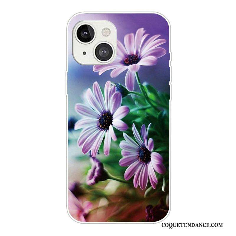 Coque iPhone 13 Mini Fleurs Réalistes