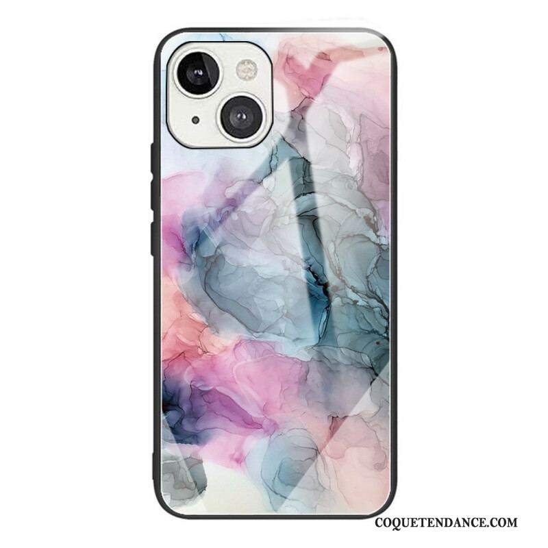 Coque iPhone 13 Mini Verre Trempé Marble