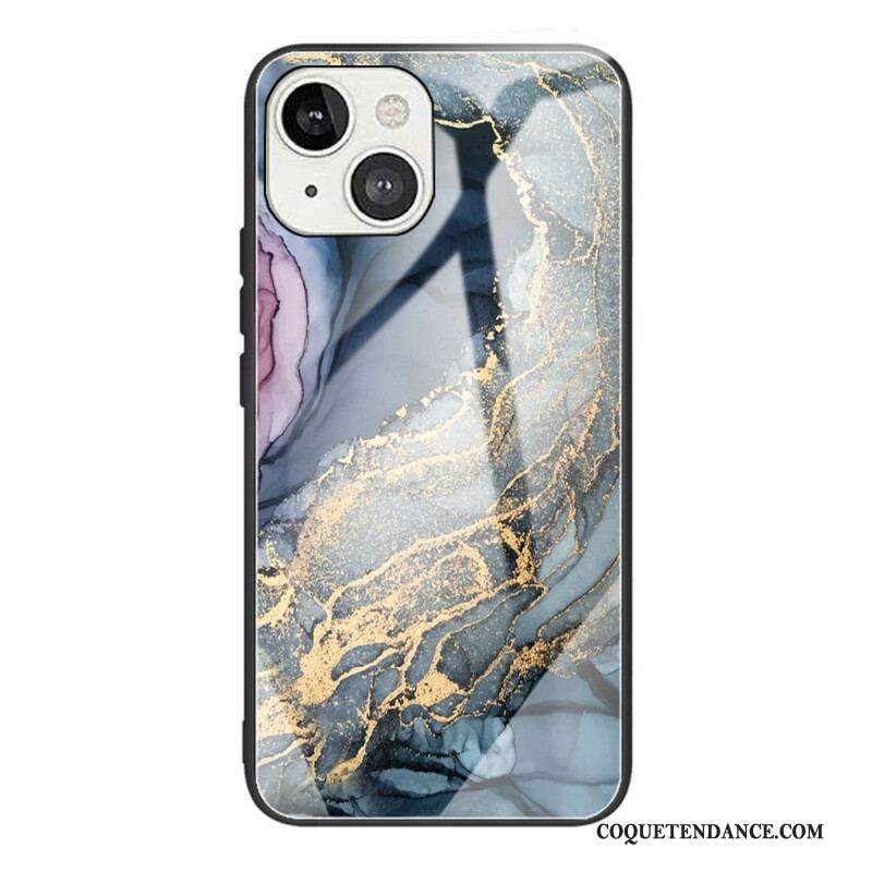 Coque iPhone 13 Mini Verre Trempé Marble