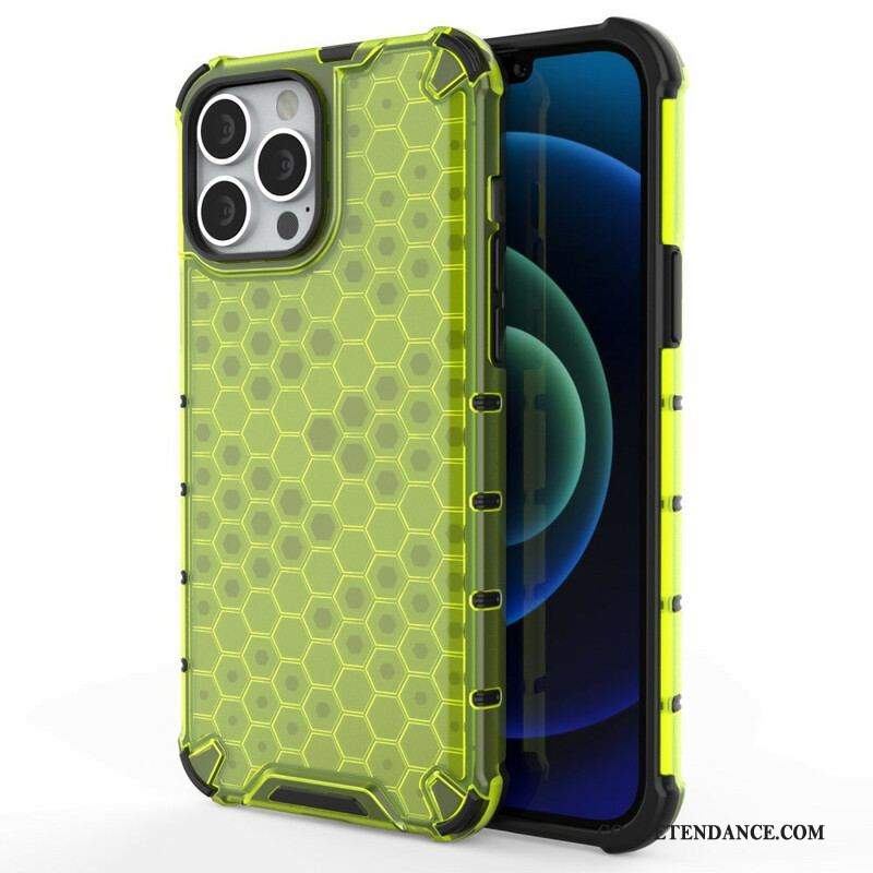 Coque iPhone 13 Pro Max Style Nid d'Abeille