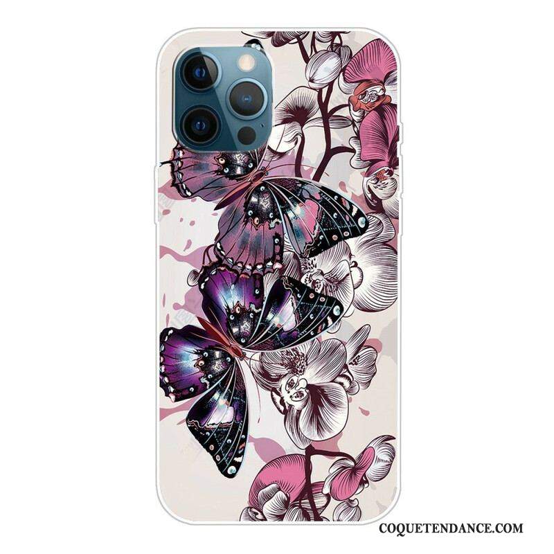 Coque iPhone 13 Pro Variation Papillons