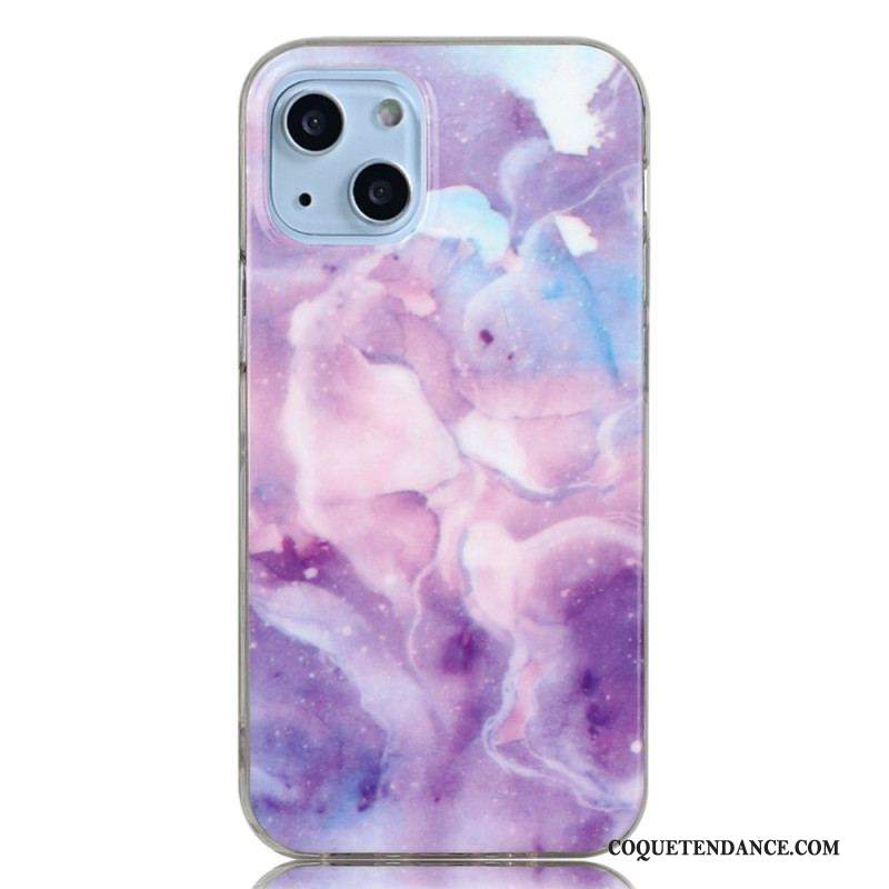 Coque iPhone 14 Déclinaison Marbre