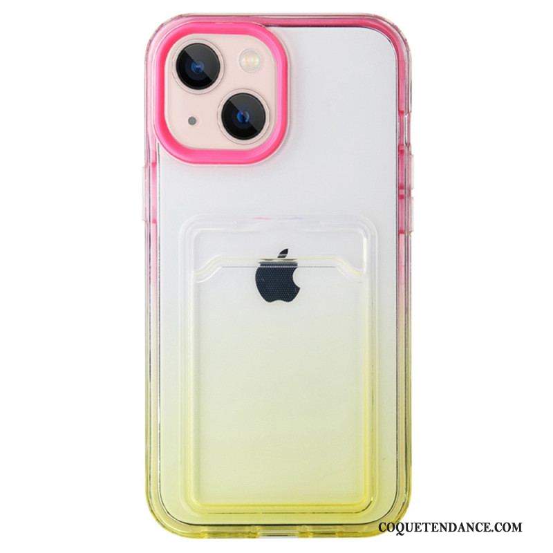 Coque iPhone 14 Gradient Porte-Carte