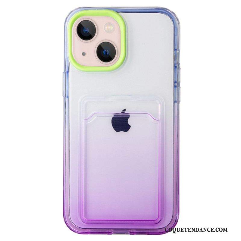 Coque iPhone 14 Gradient Porte-Carte