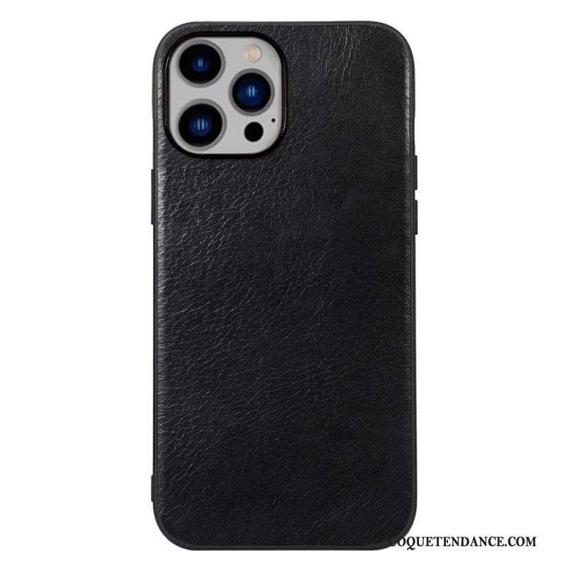 Coque iPhone 14 Plus Cuir Véritable