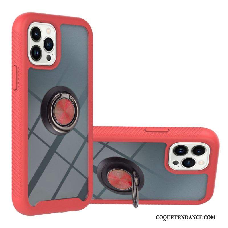 Coque iPhone 14 Pro Hybride Anneau-Support