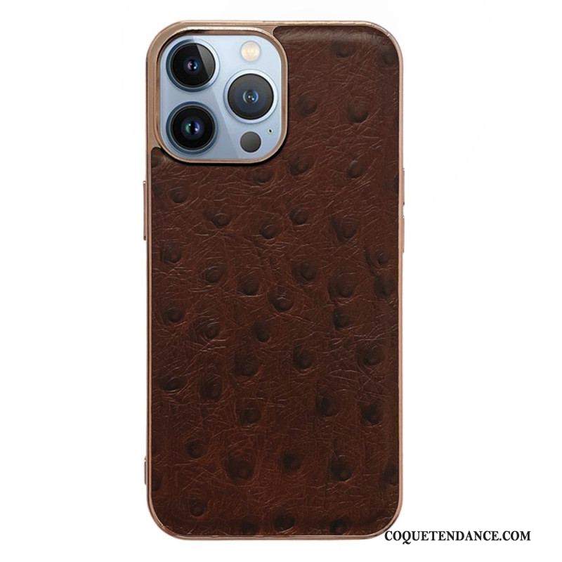 Coque iPhone 14 Pro Max Cuir Véritable Texturé