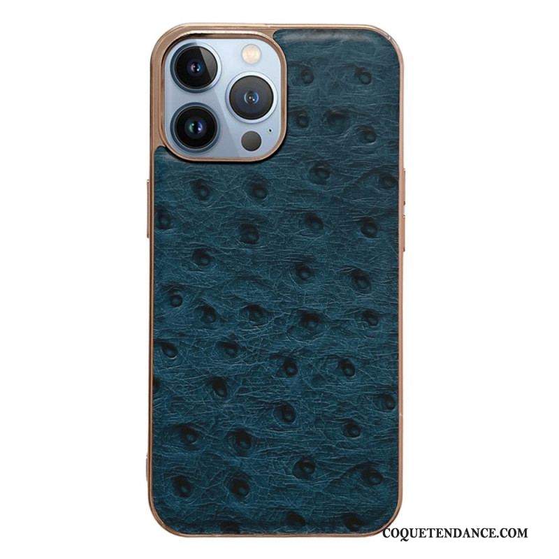 Coque iPhone 14 Pro Max Cuir Véritable Texturé