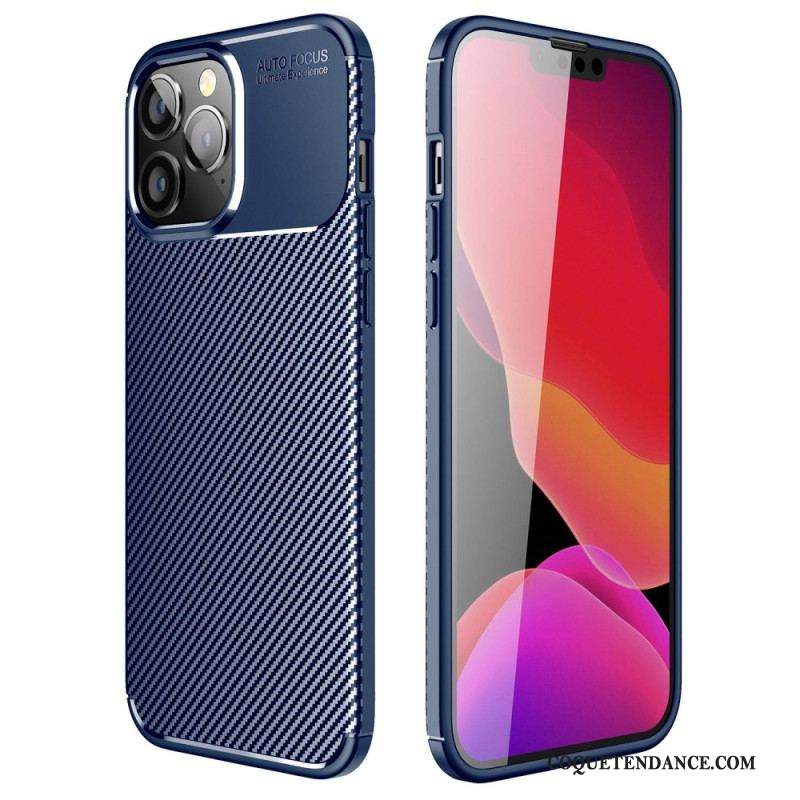 Coque iPhone 14 Pro Max Fibre Carbone Flexible