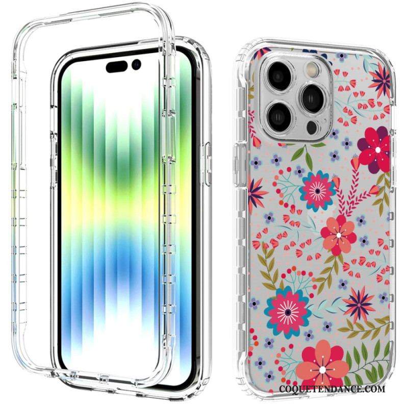 Coque iPhone 14 Pro Max Renforcée Florale