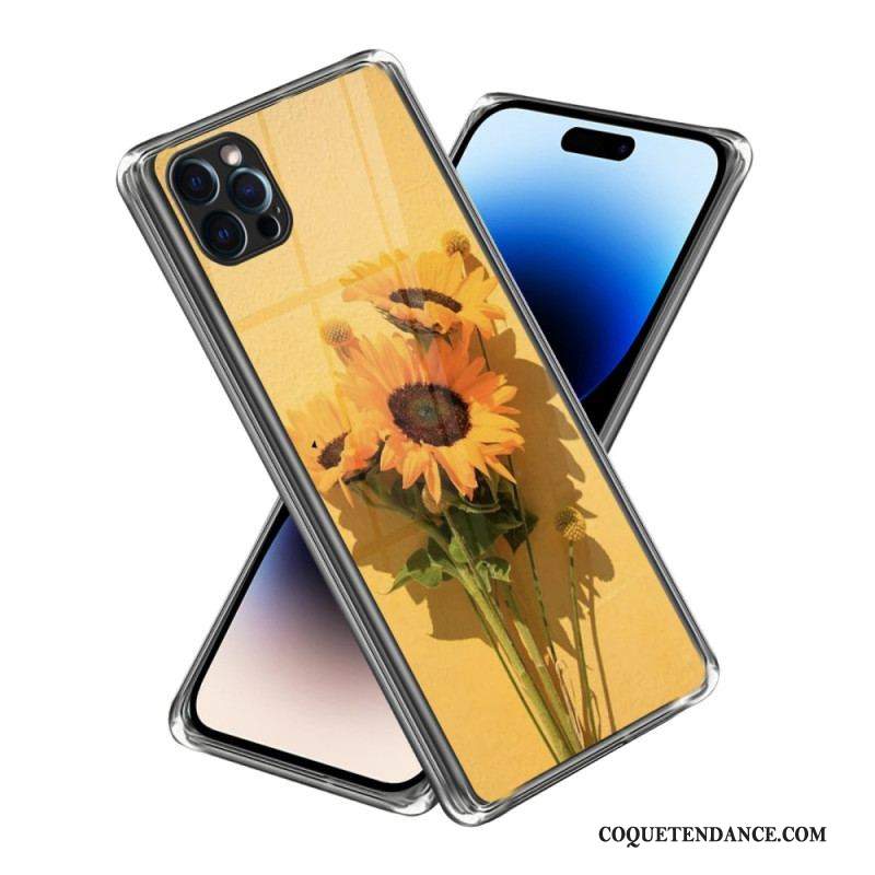 Coque iPhone 14 Pro Max Tournesols