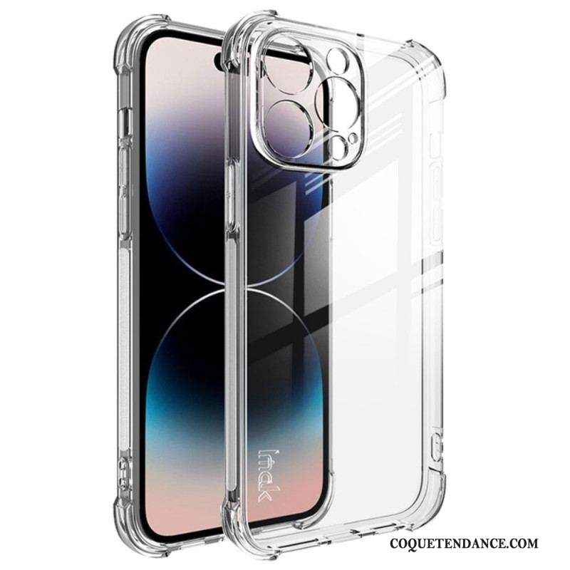 Coque iPhone 14 Pro Max Transparente Coins Airbag Imak