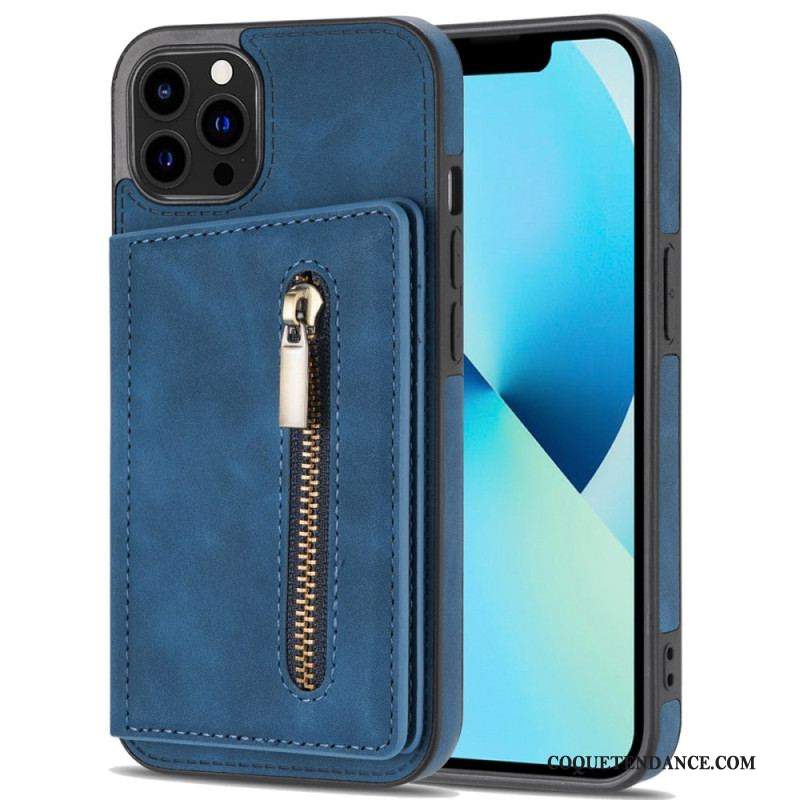 Coque iPhone 14 Pro Portefeuille Support Mains Libres