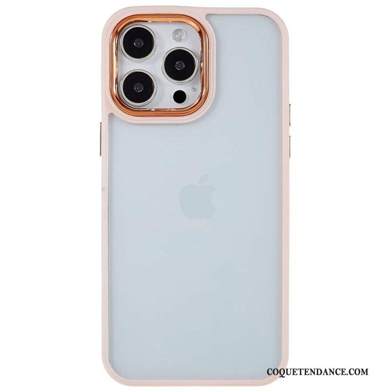 Coque iPhone 14 Pro Transparente Rebords Colorés