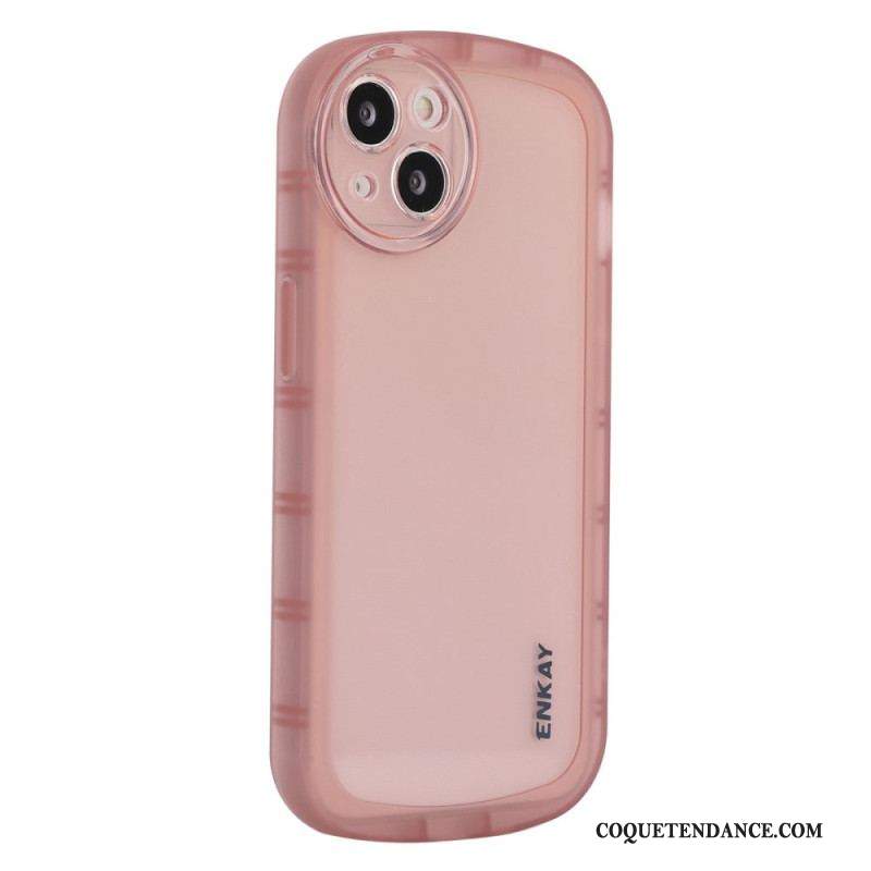 Coque iPhone 14 Silicone Mat Enkay