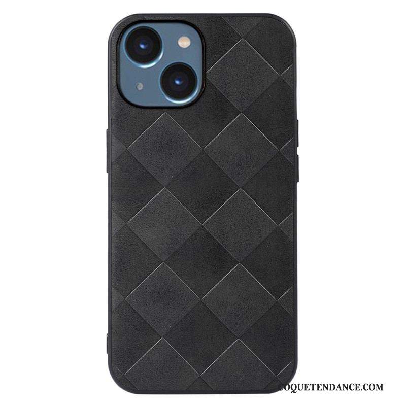 Coque iPhone 14 Texture Tissée