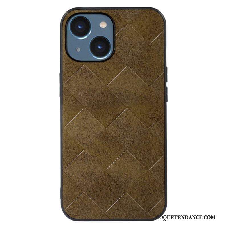 Coque iPhone 14 Texture Tissée