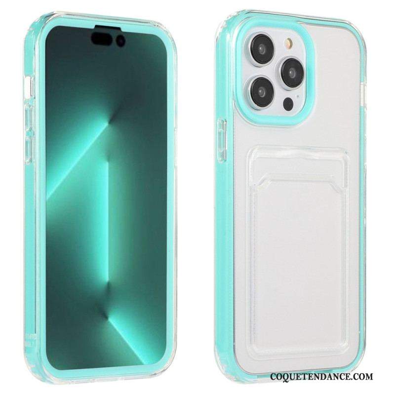 Coque iPhone 14 Transparente Porte-Carte