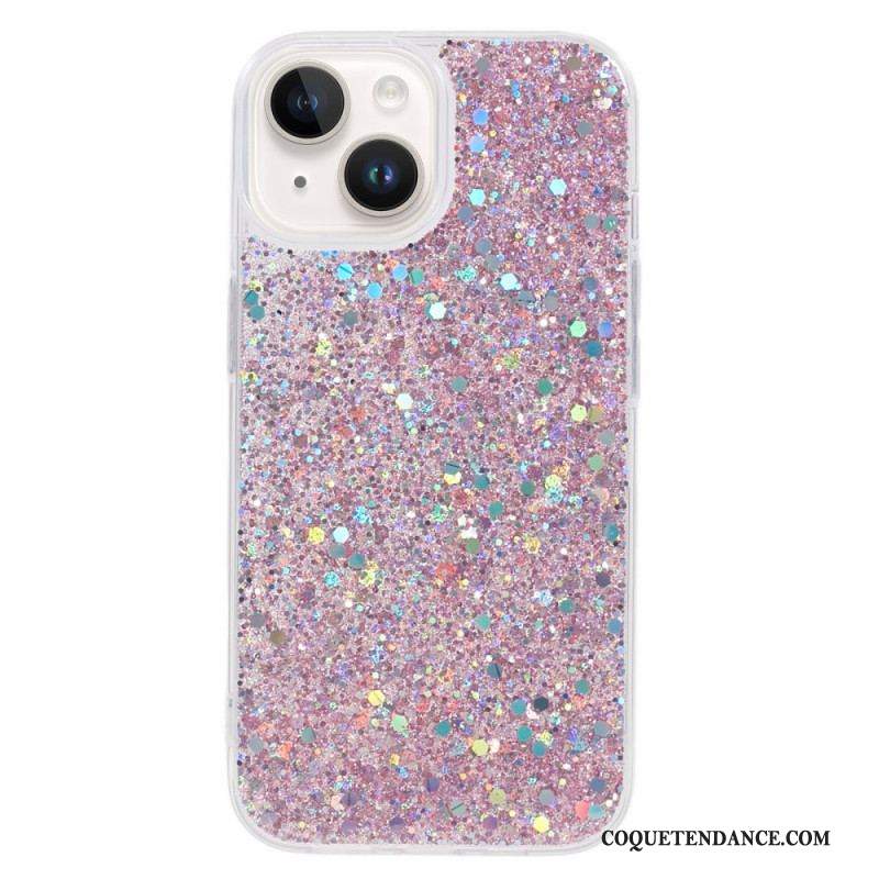 Coque iPhone 15 Plus Paillettes