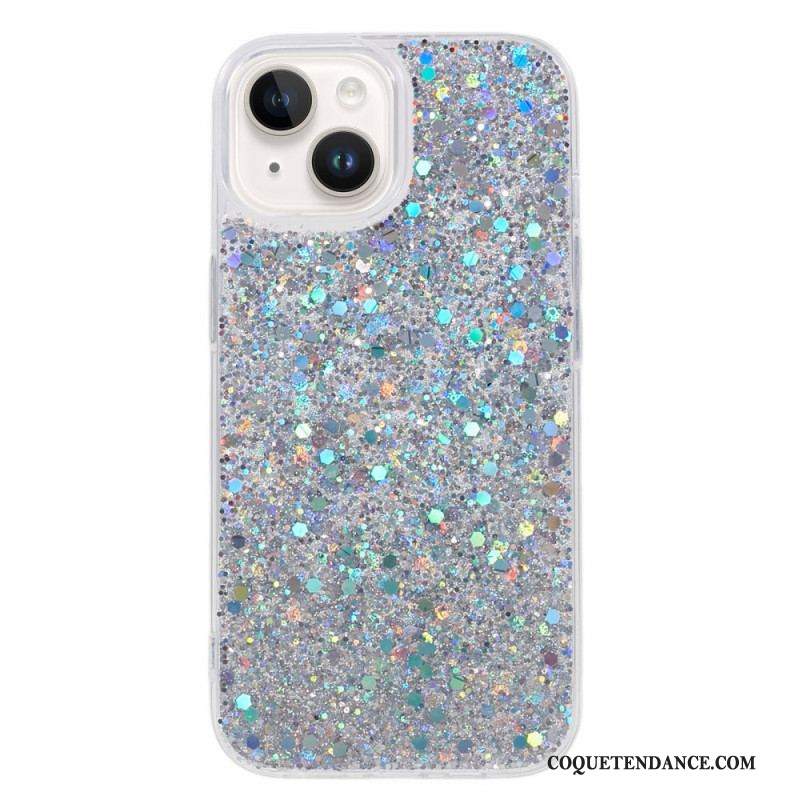 Coque iPhone 15 Plus Paillettes