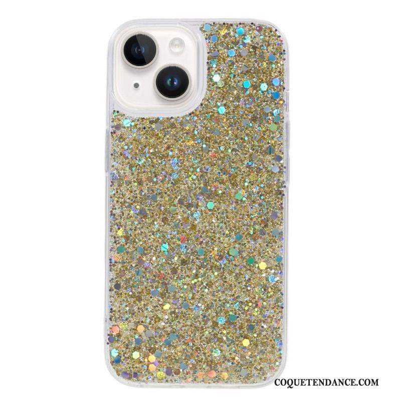 Coque iPhone 15 Plus Paillettes