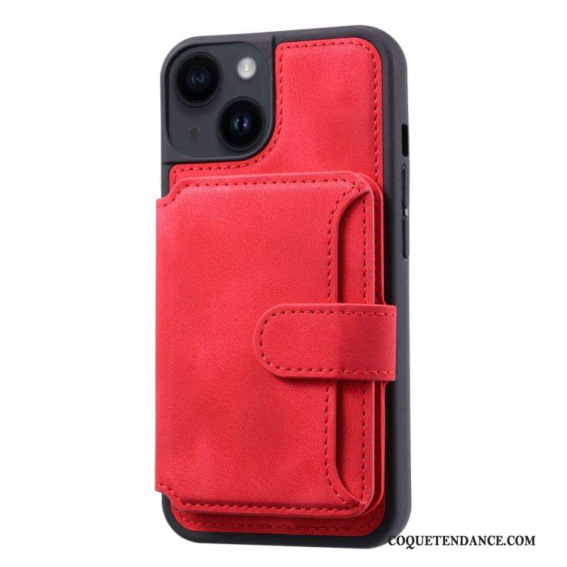 Coque iPhone 15 Plus Porte-Cartes RFID Support