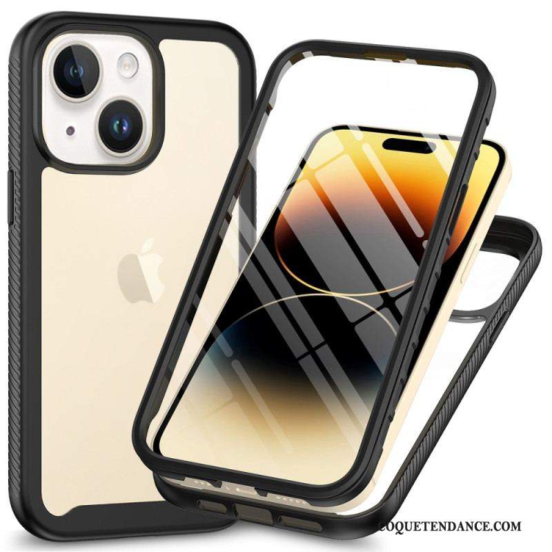 Coque iPhone 15 Plus Transparente avec Film pour Écran