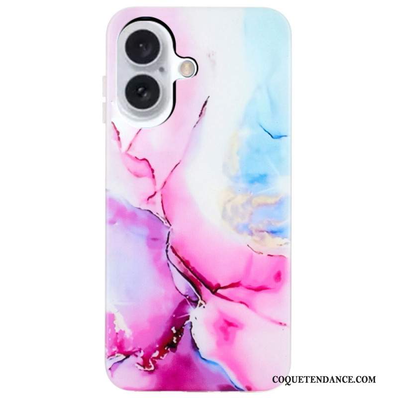 Coque iPhone 16 Motif Marbré