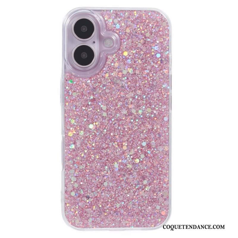 Coque iPhone 16 Paillettes