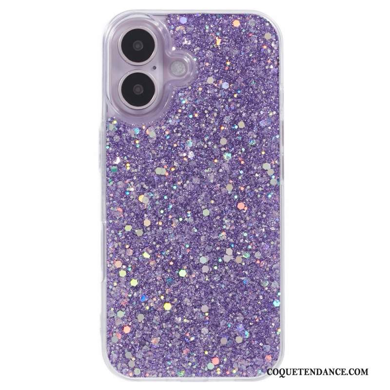 Coque iPhone 16 Paillettes