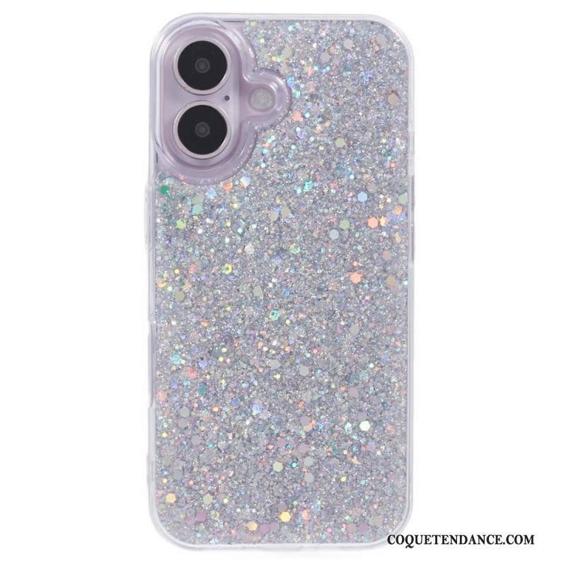 Coque iPhone 16 Paillettes