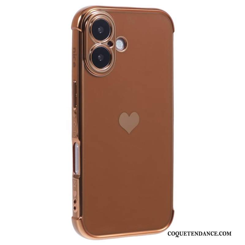 Coque iPhone 16 Plus Cœur