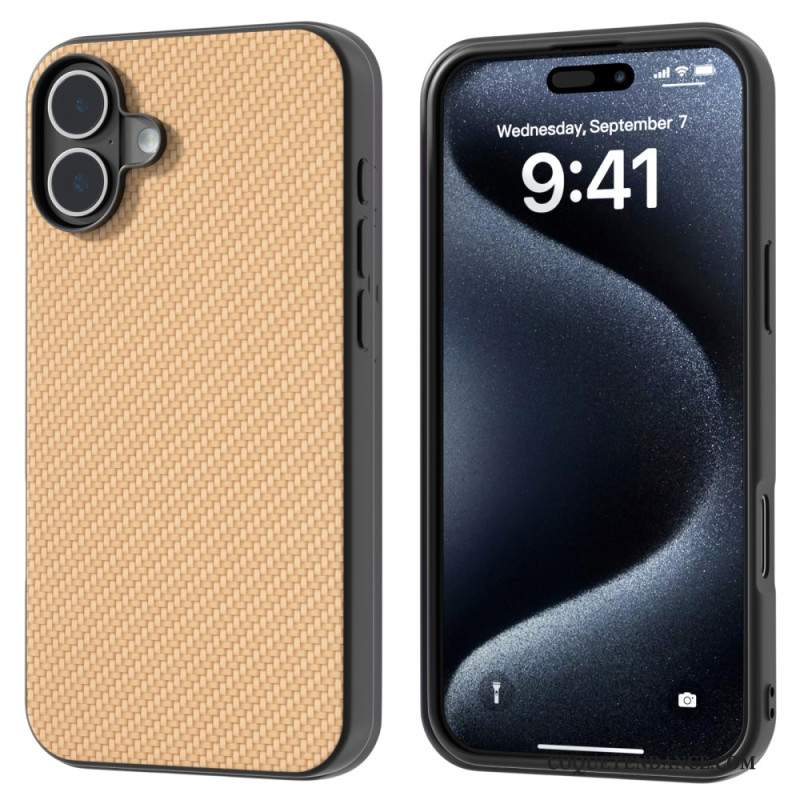 Coque iPhone 16 Plus Fibre Carbone ABEEL