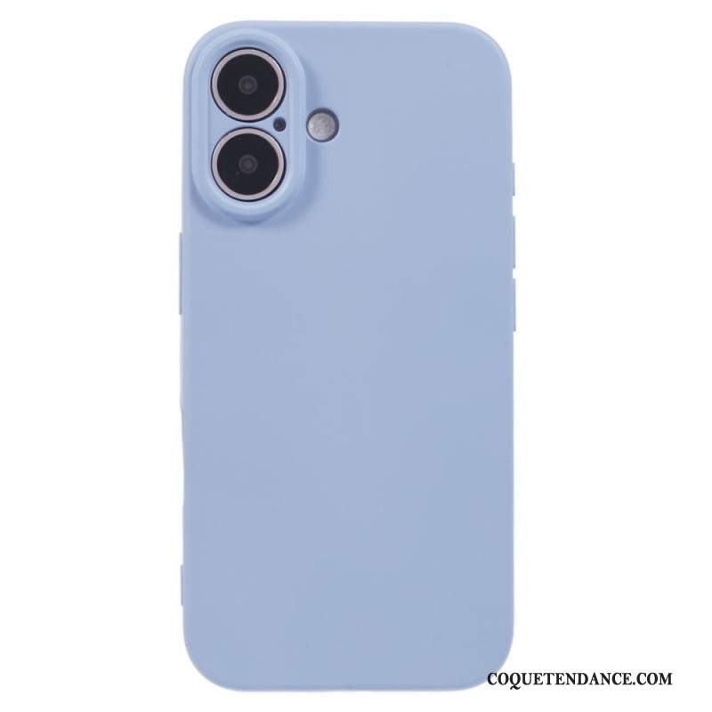 Coque iPhone 16 Plus Silicone Doublure Fibre