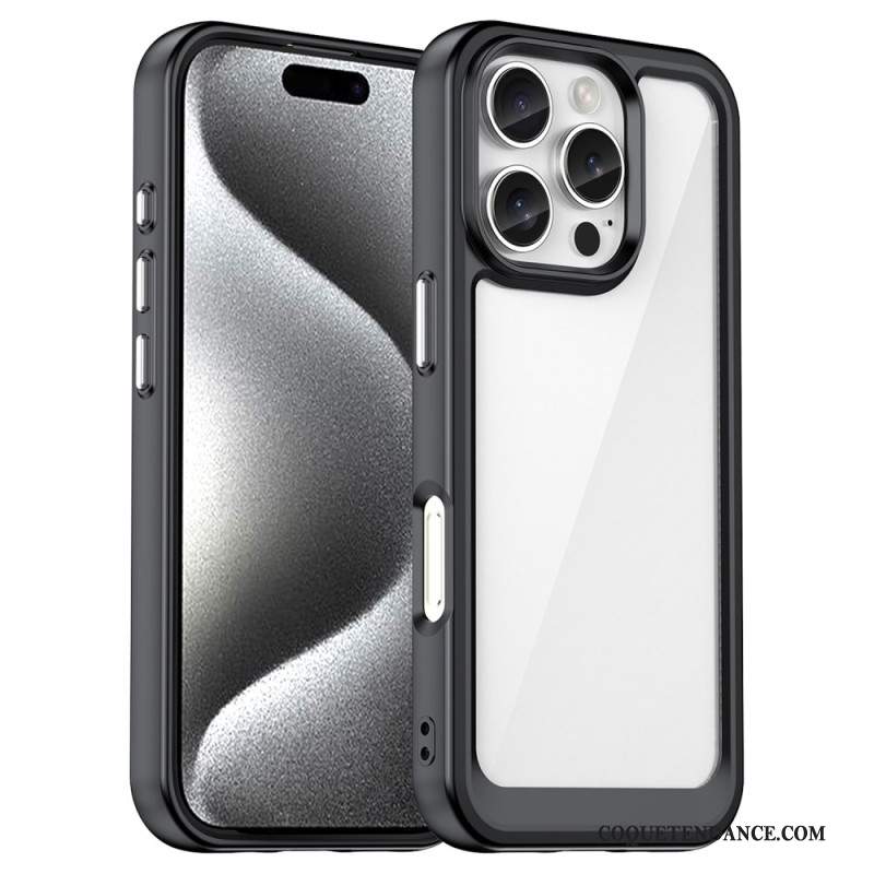 Coque iPhone 16 Pro Acrylique et Silicone