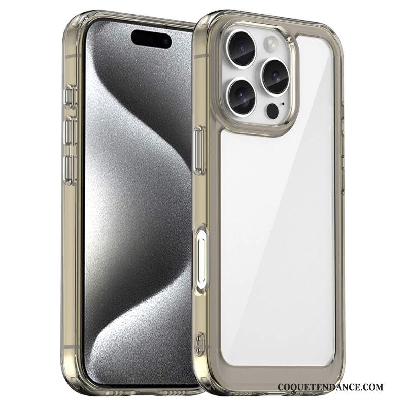 Coque iPhone 16 Pro Acrylique et Silicone