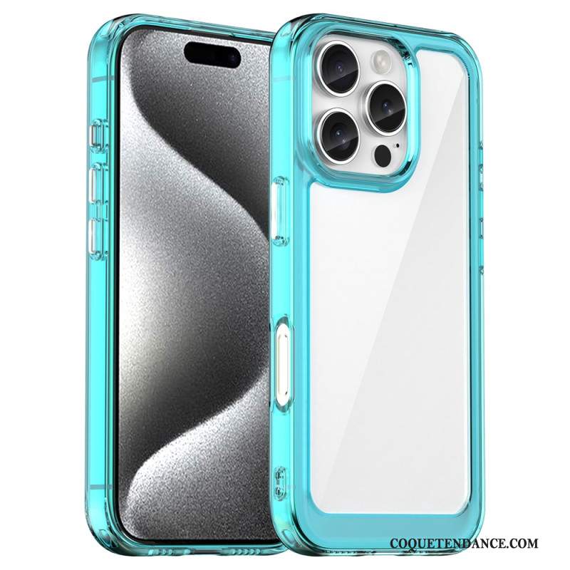 Coque iPhone 16 Pro Acrylique et Silicone