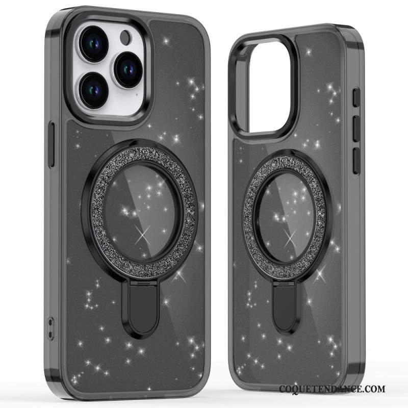 Coque iPhone 16 Pro Design Pailleté Compatible MagSafe