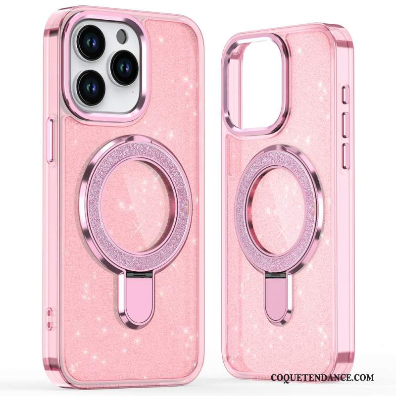 Coque iPhone 16 Pro Design Pailleté Compatible MagSafe