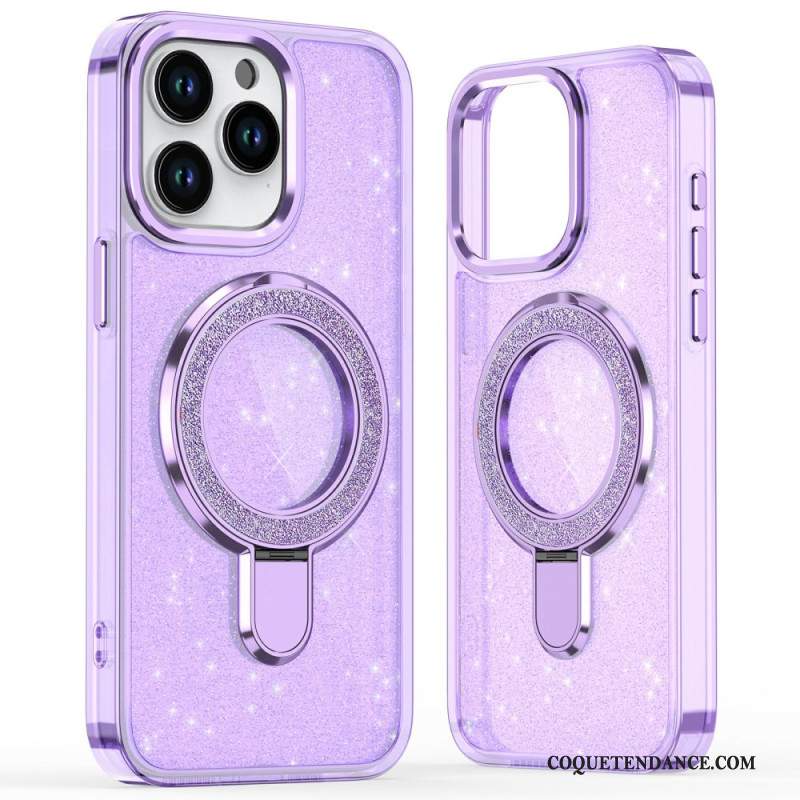 Coque iPhone 16 Pro Design Pailleté Compatible MagSafe