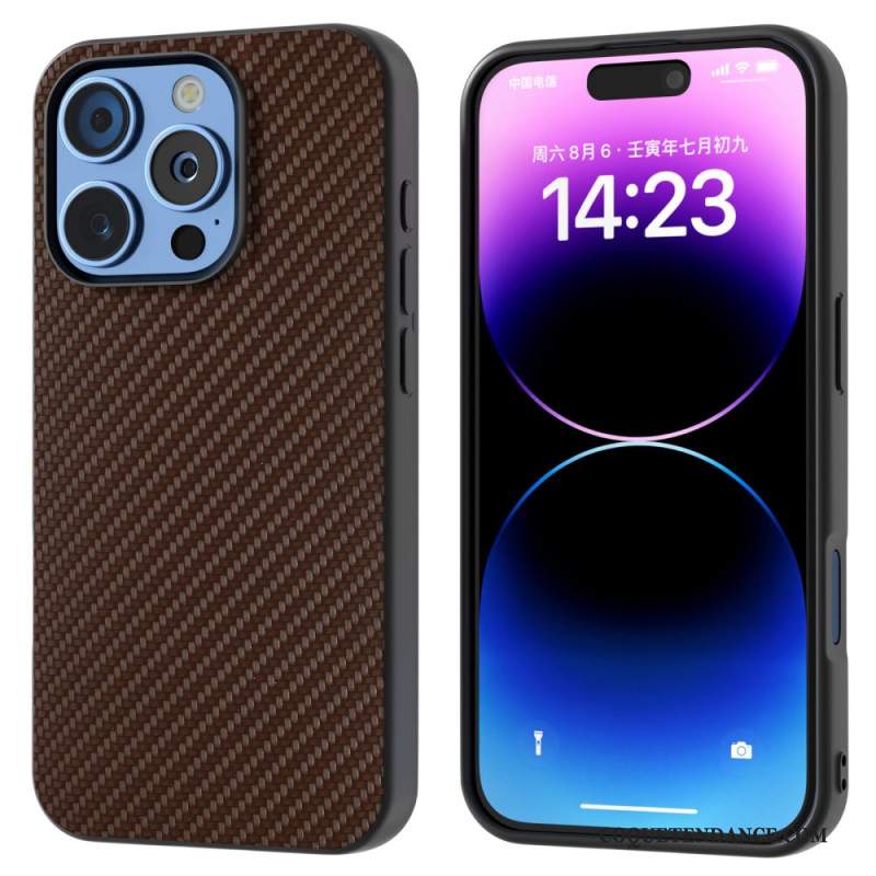 Coque iPhone 16 Pro Fibre Carbone ABEEL