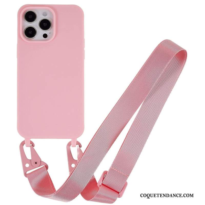 Coque iPhone 16 Pro Lanière Ajustable