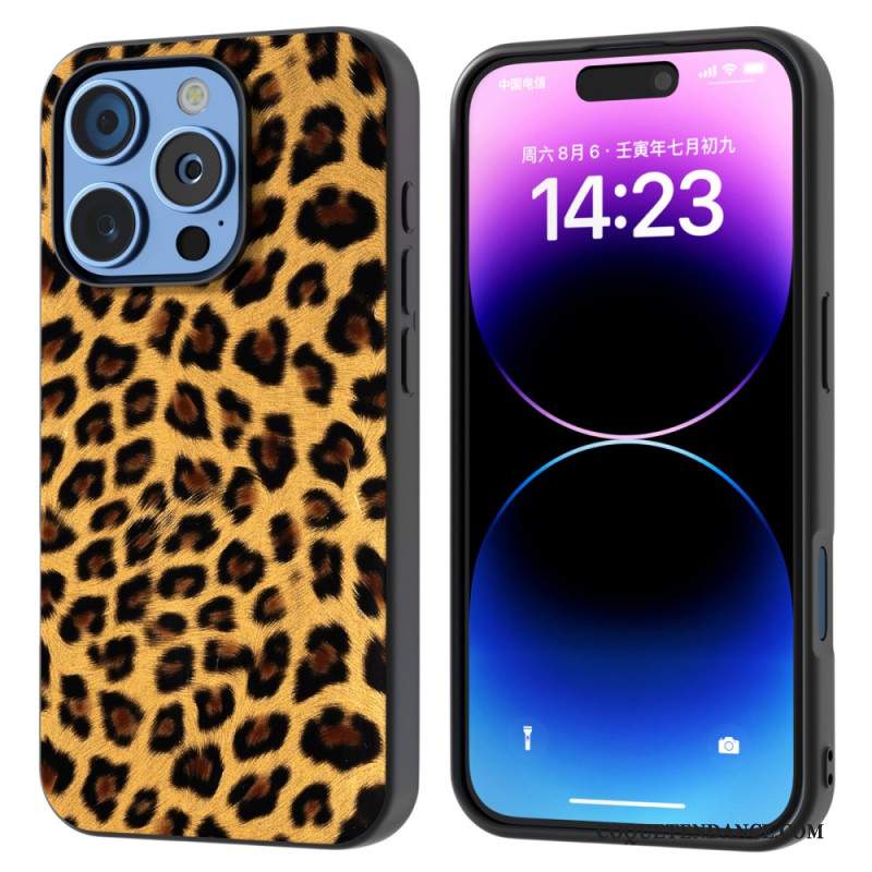 Coque iPhone 16 Pro Léopard ABEEL