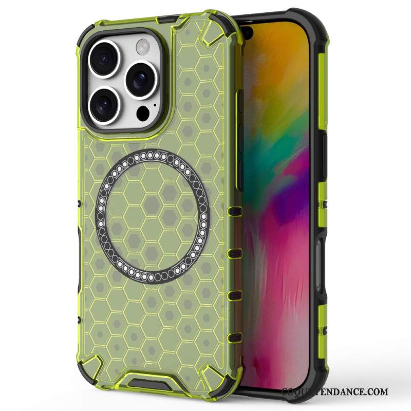 Coque iPhone 16 Pro Magnétique Nid d'Abeille