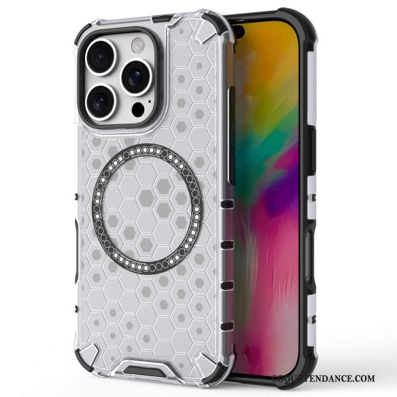 Coque iPhone 16 Pro Magnétique Nid d'Abeille