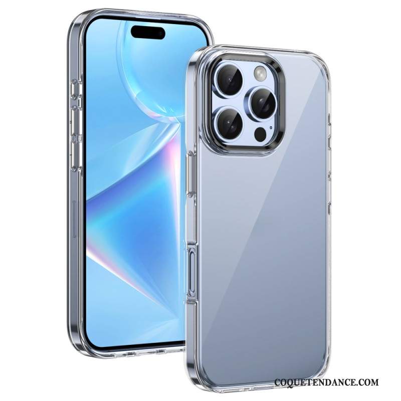 Coque iPhone 16 Pro Max Cadre Appareil Photo Effet Métal