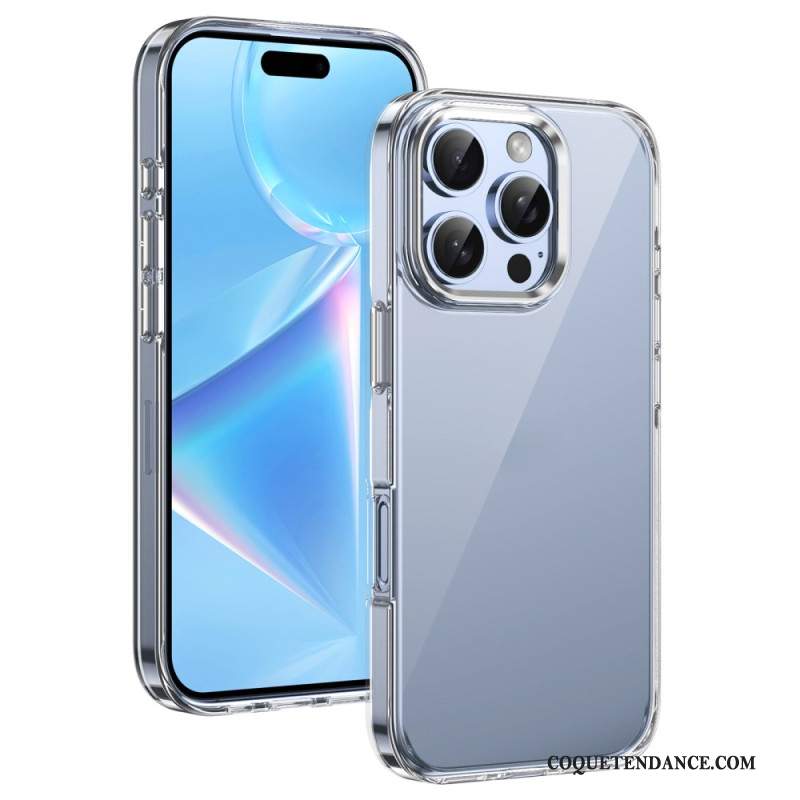 Coque iPhone 16 Pro Max Cadre Appareil Photo Effet Métal